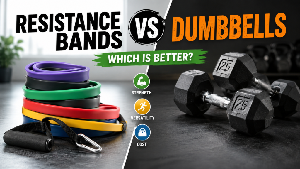 Resistance Bands vs Dumbbells Which Is Better